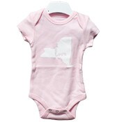 Wholesale - 0-3 Month Pink State Onesie- New York C/P 48, UPC: 885114880782